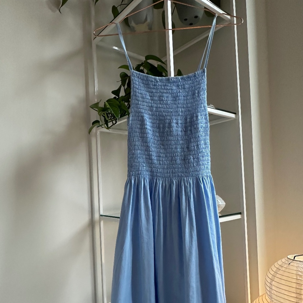 Faithfull The Brand - Nolie Midi Dress - Cornflower Blue